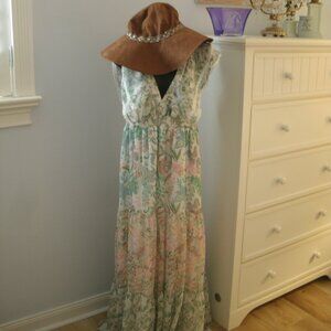 Long Floral Dress.